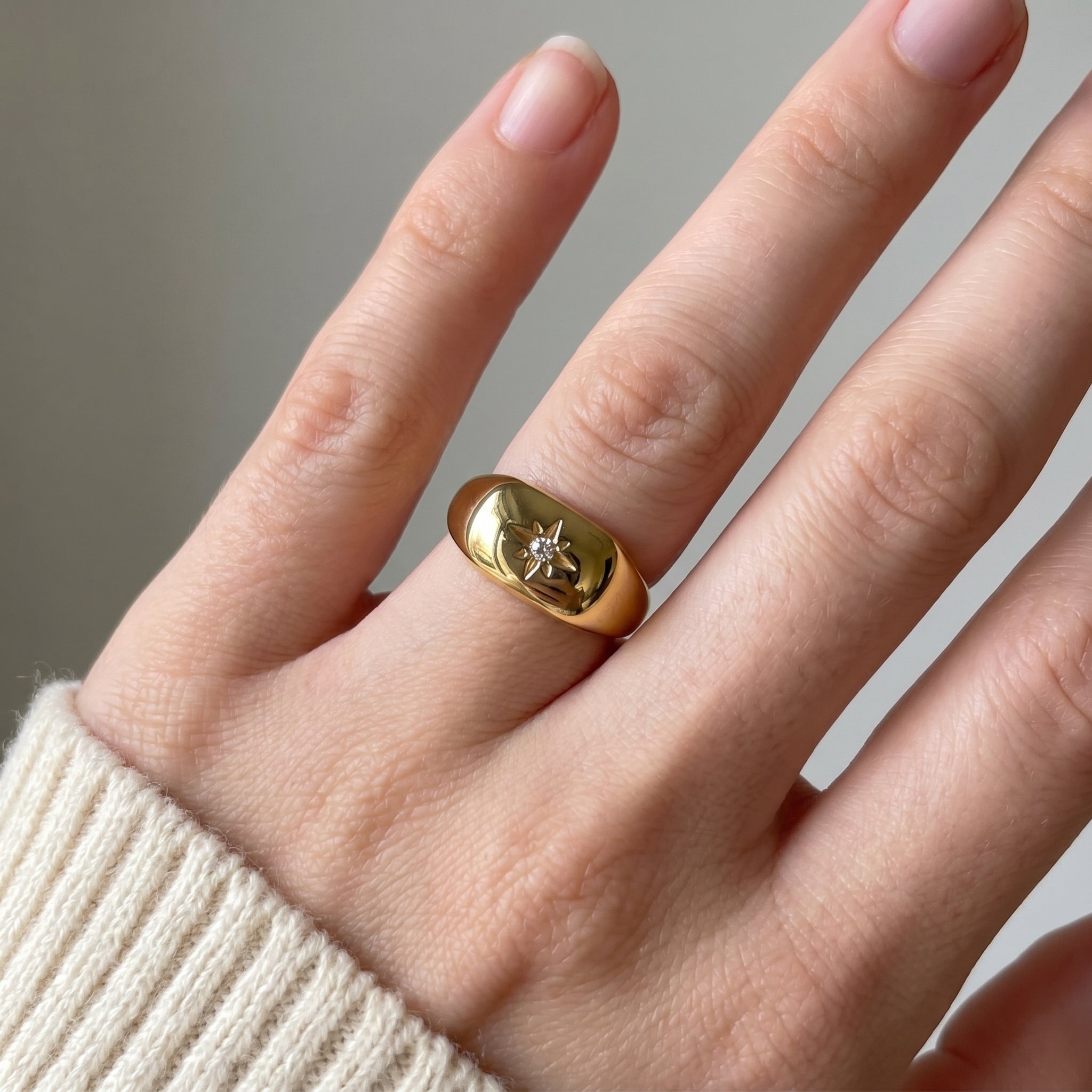 Resin Circles Ring