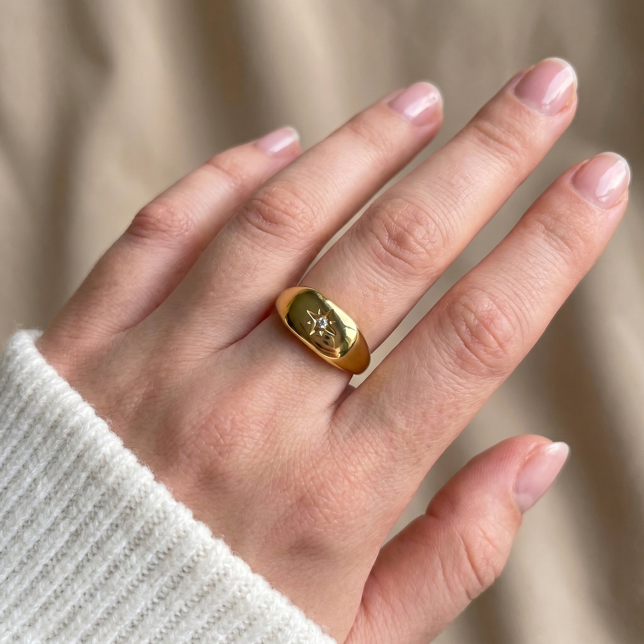 Resin Circles Ring