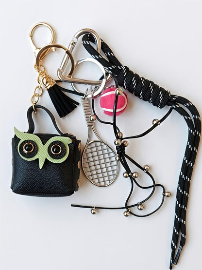 Mini pouch bag charm