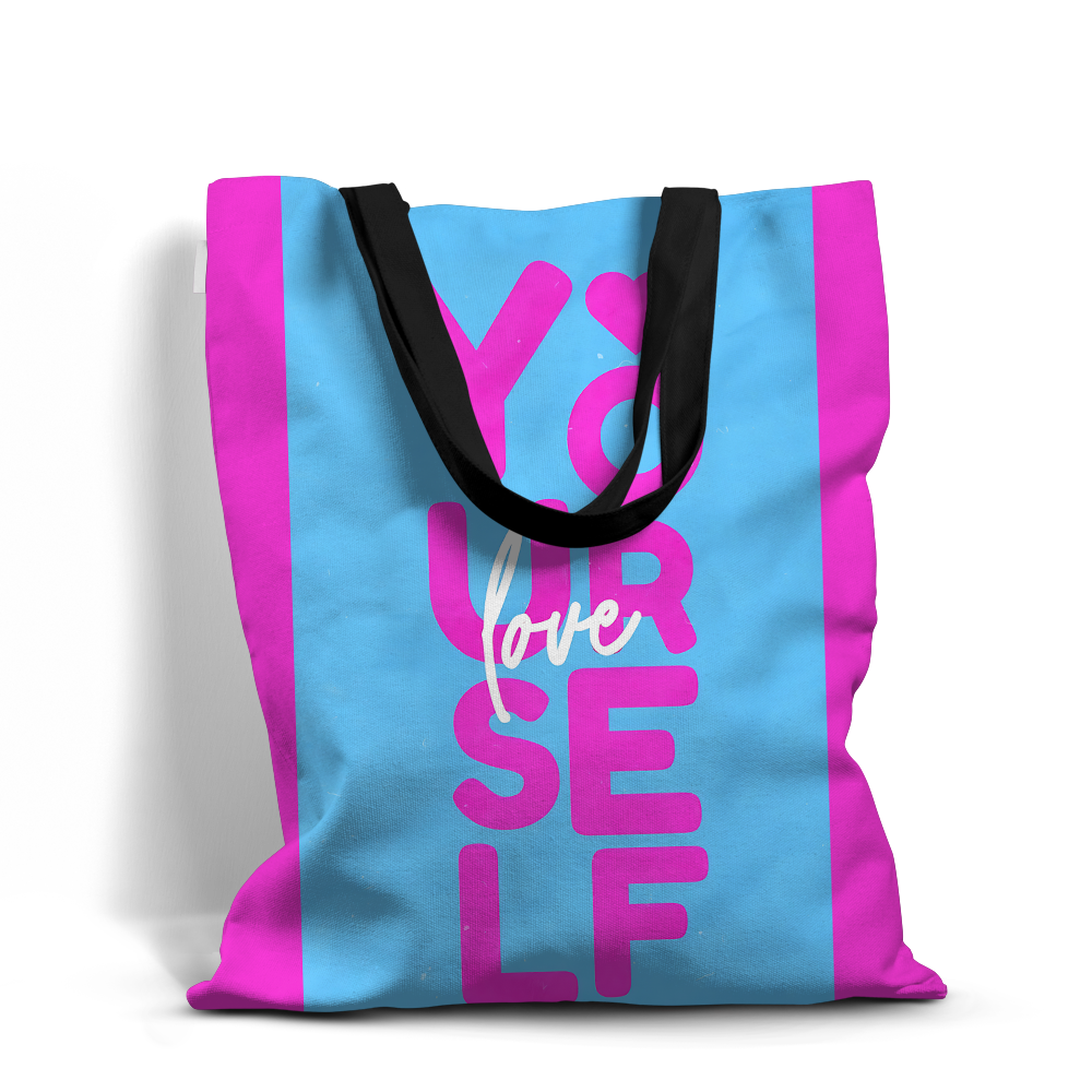Love Yourself Waterproof Tote Bag