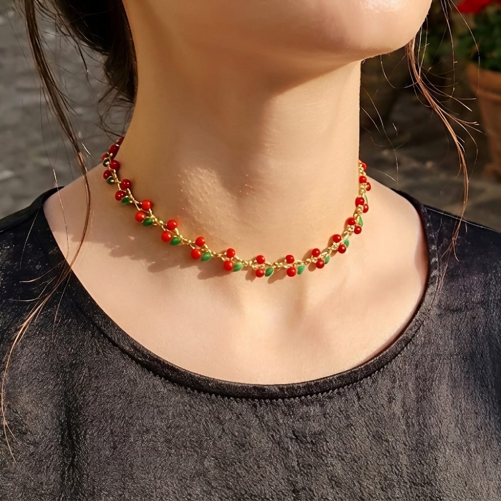 Cherry Blossom Choker