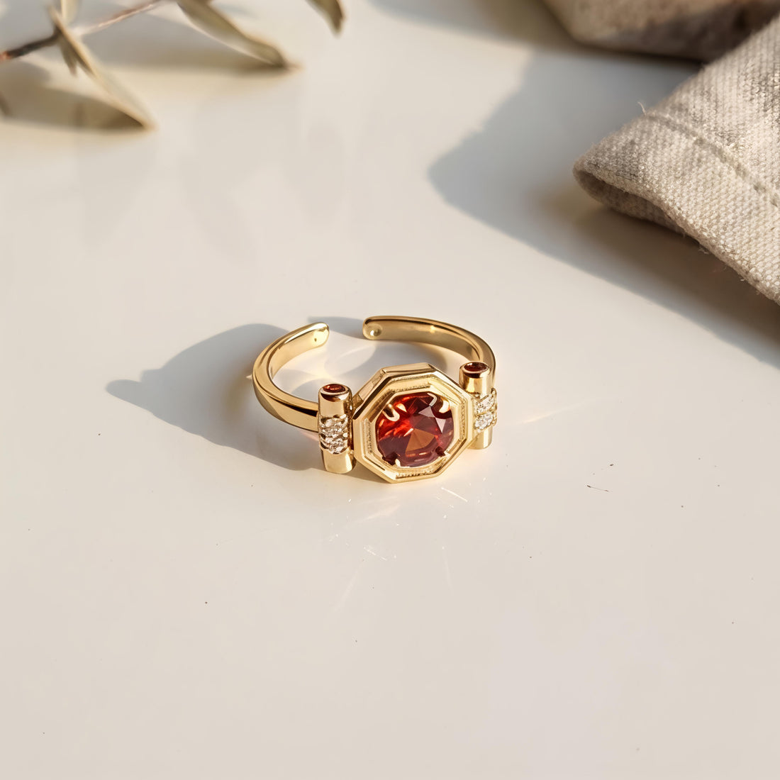 Ruby Glow Ring