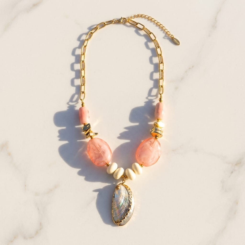 Blush Sands &amp; Sea Pendant