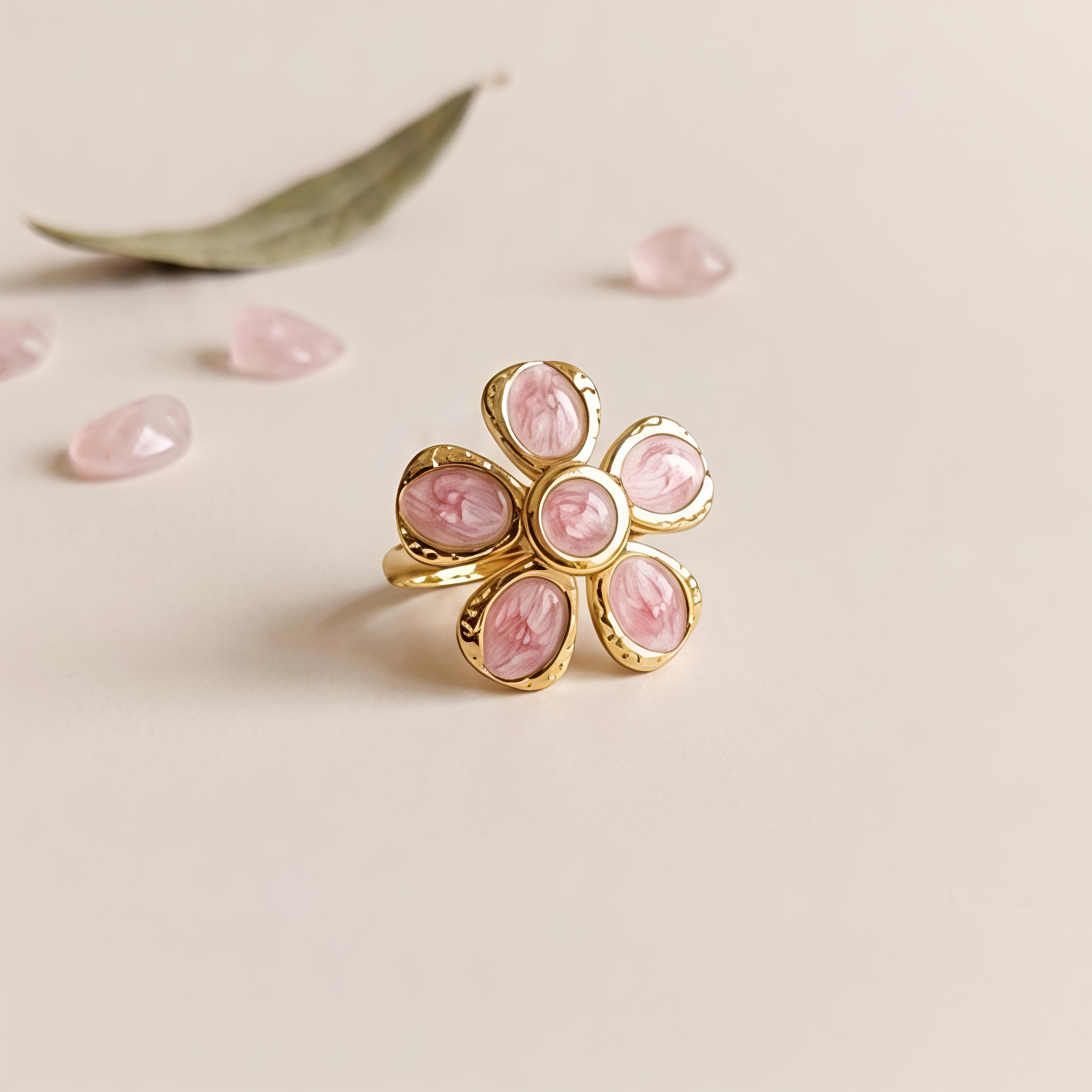Blush Blossom Ring