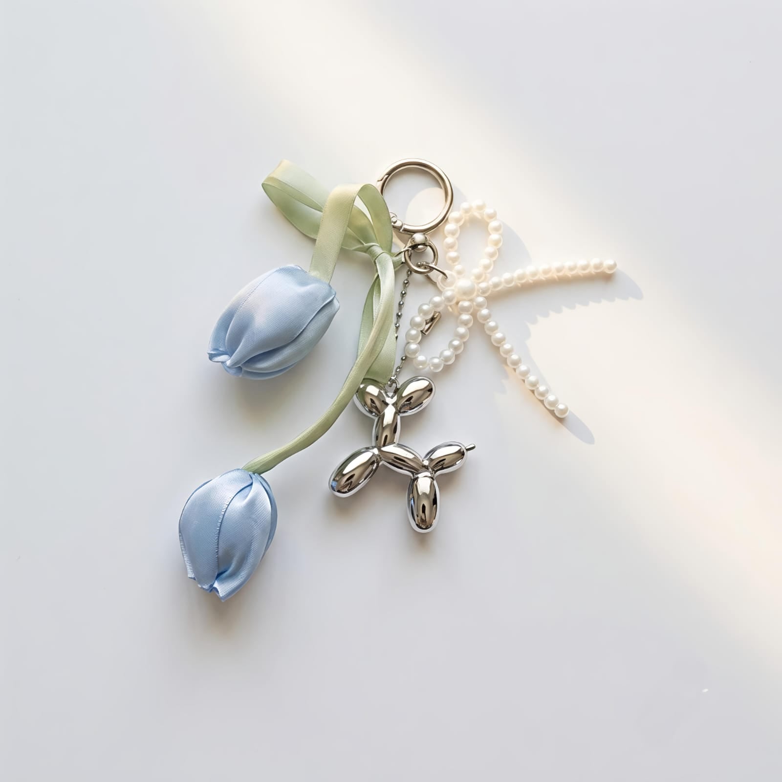 Sky Bloom Bag Charm