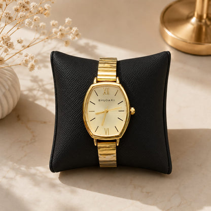 Golden Aura Oval Watch