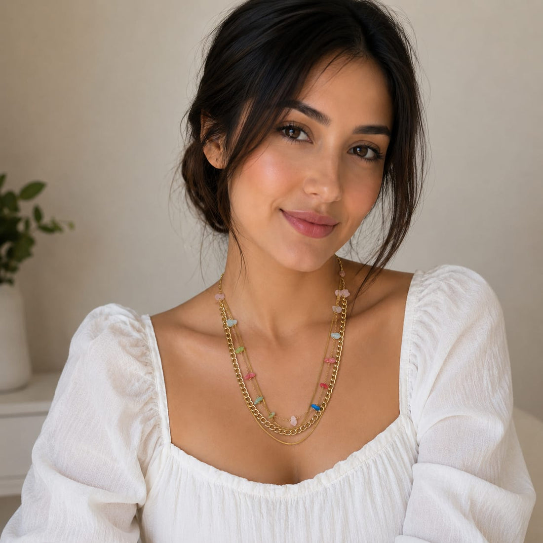 Candy Crush 3-Layer Necklace