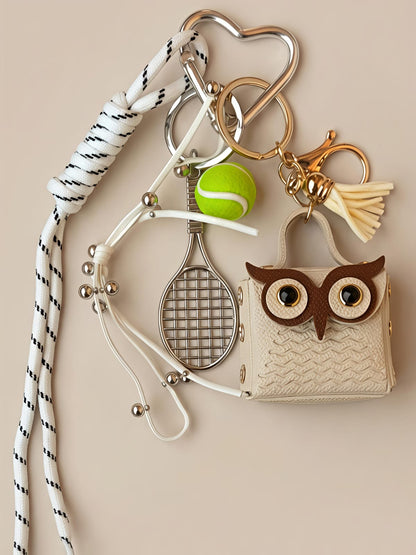 Mini pouch bag charm