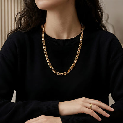 Chain Link Stainless Steel Necklace