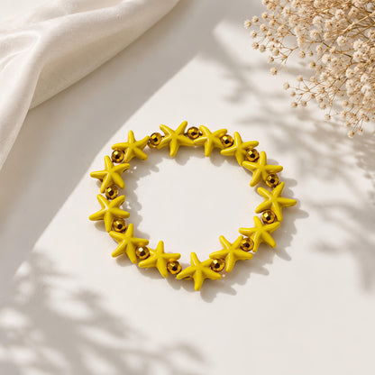 Yellow Starfish Bracelet