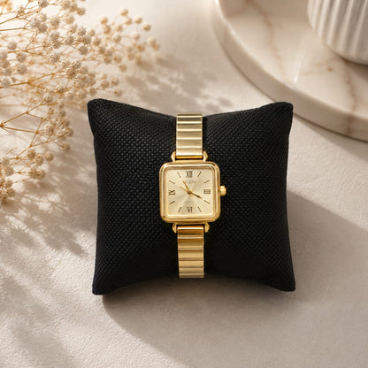 Golden Grace Square Watch
