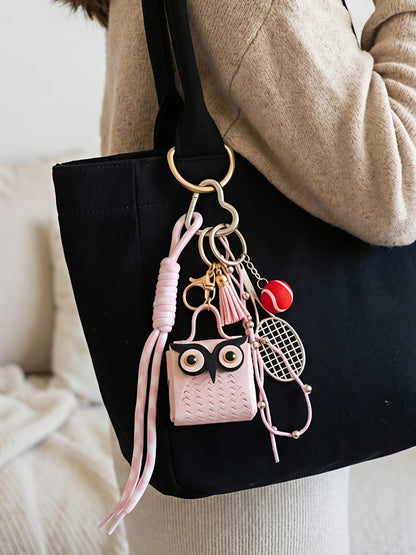 Mini pouch bag charm
