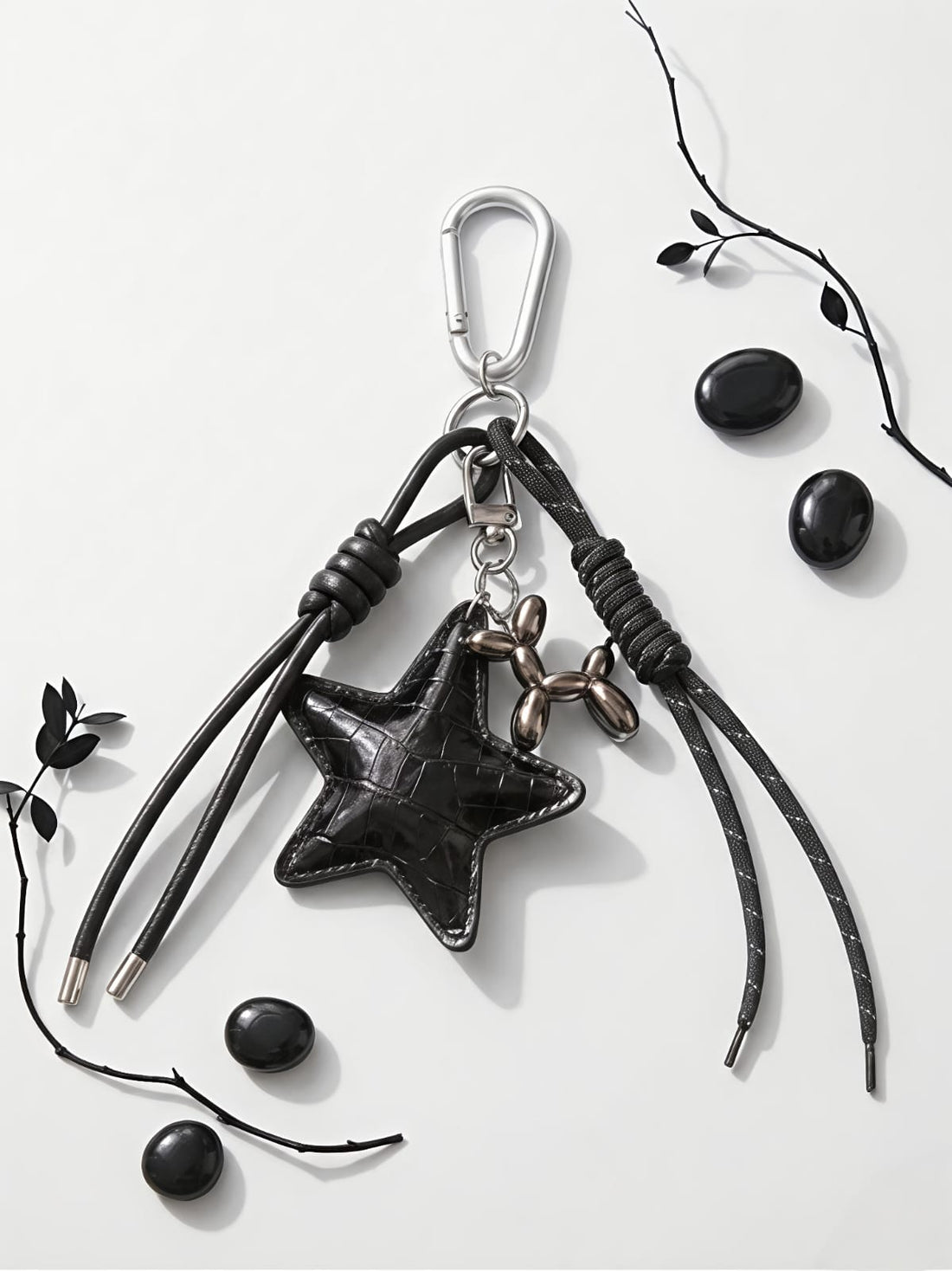 Black star bag charm