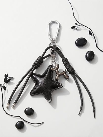 Black star bag charm