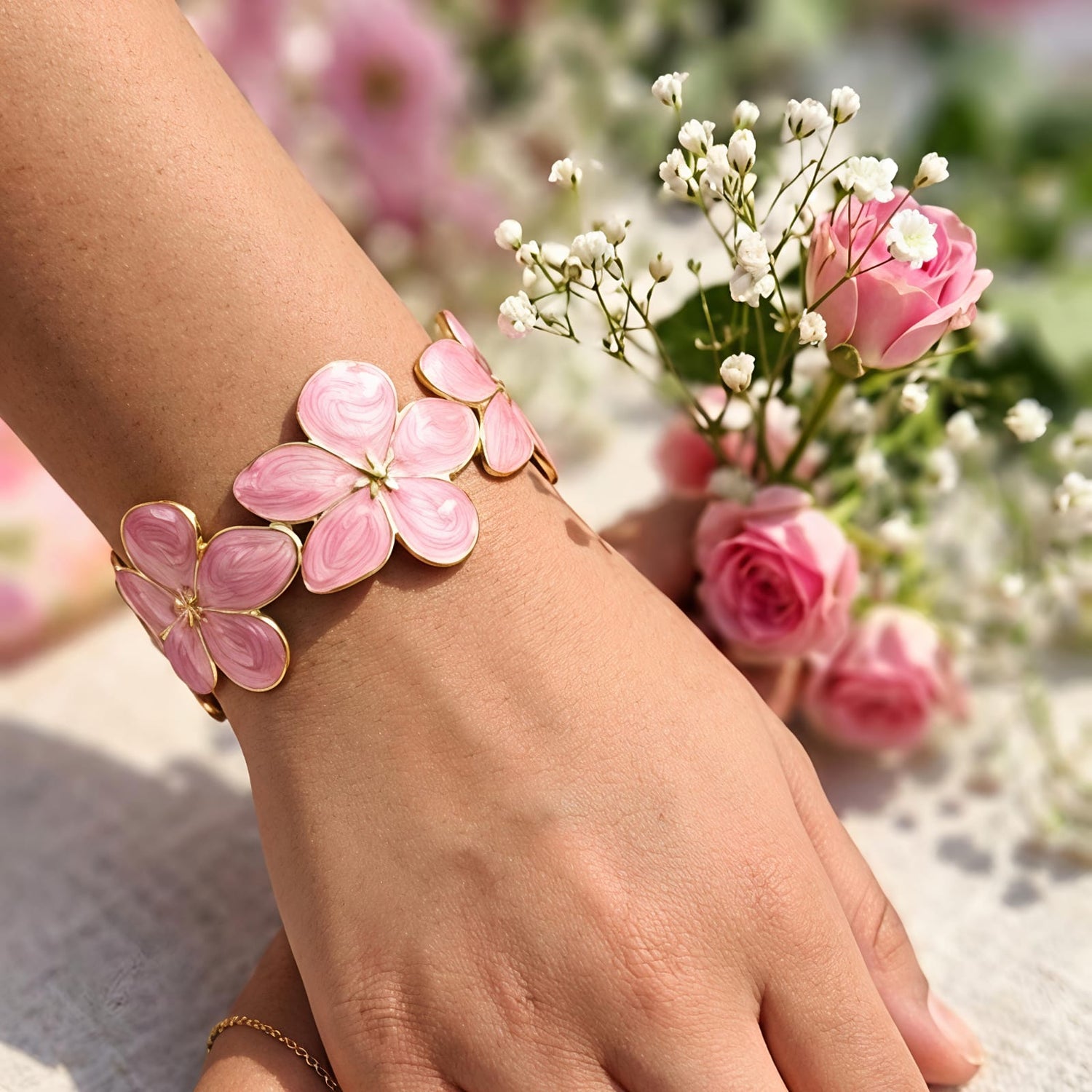 Pink Blossom Bracelet
