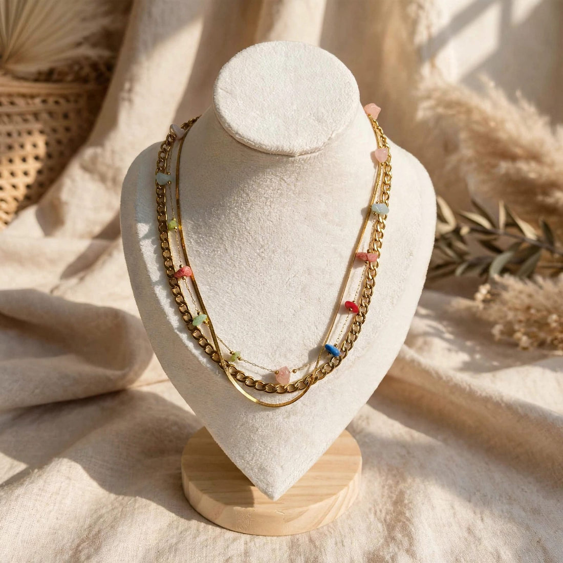 Candy Crush 3-Layer Necklace