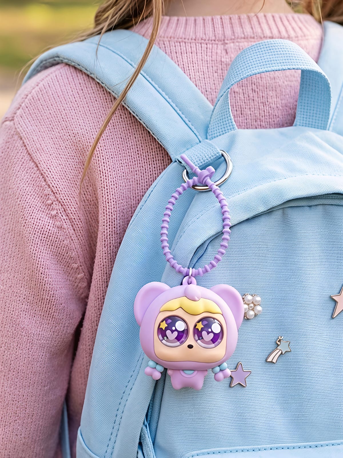 Cry baby bag charm