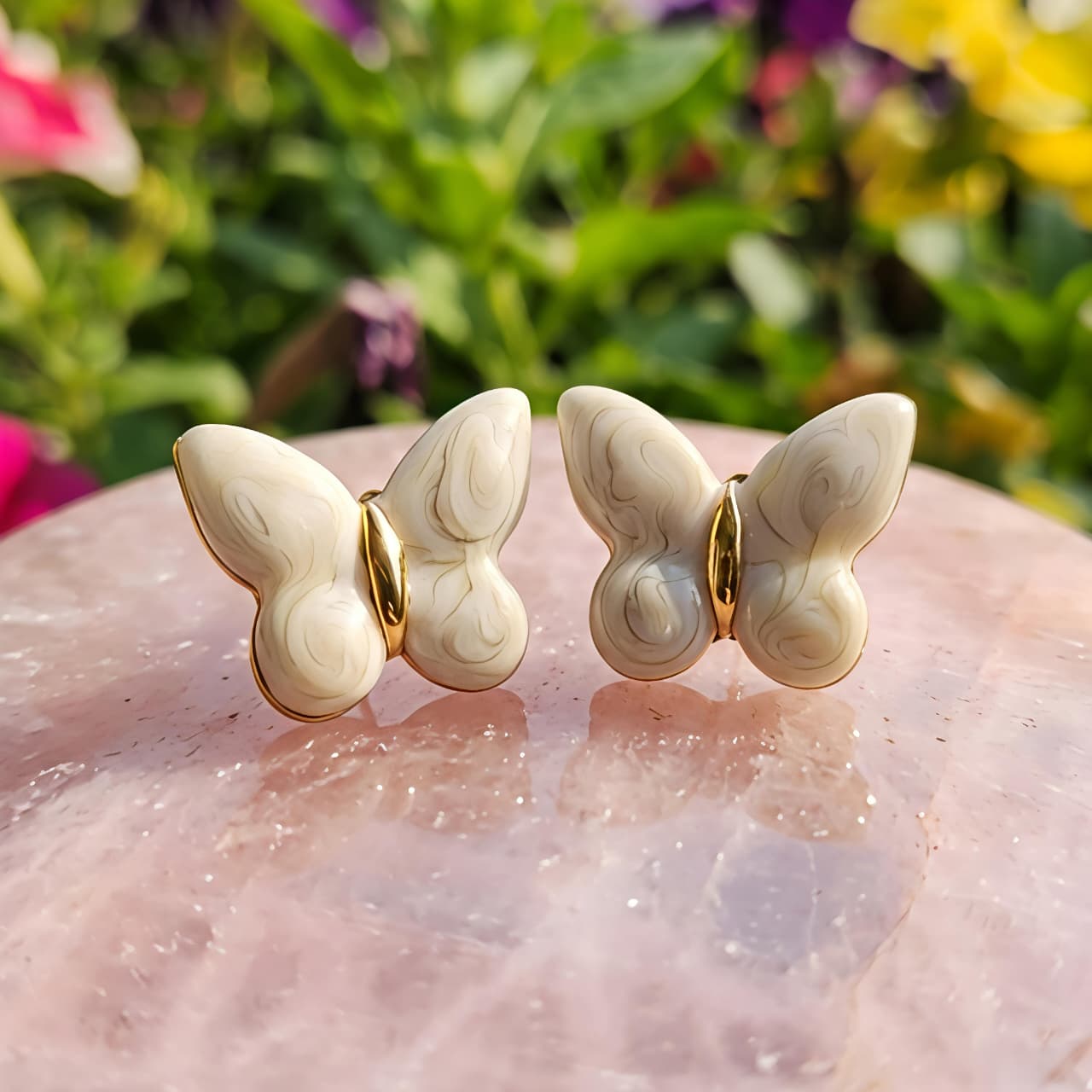 Pearl Butterfly Earrings