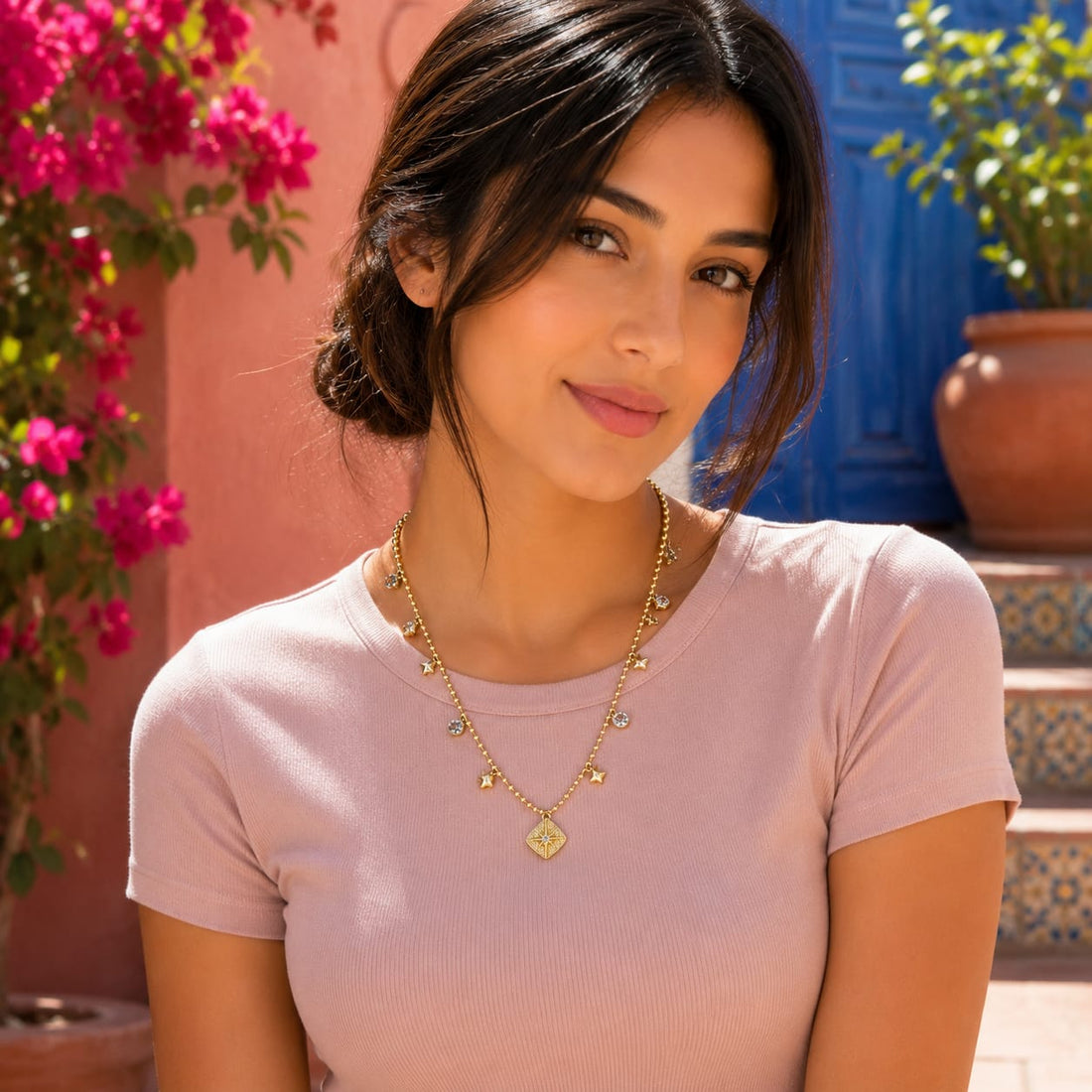 North Star Charm Necklace