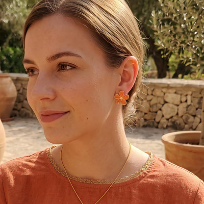 Orange Blossom Earrings