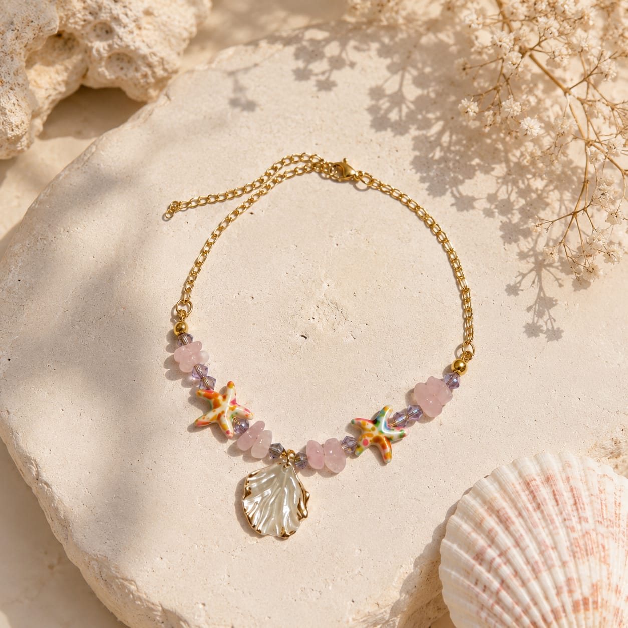 Pearl Shell Bliss Anklet