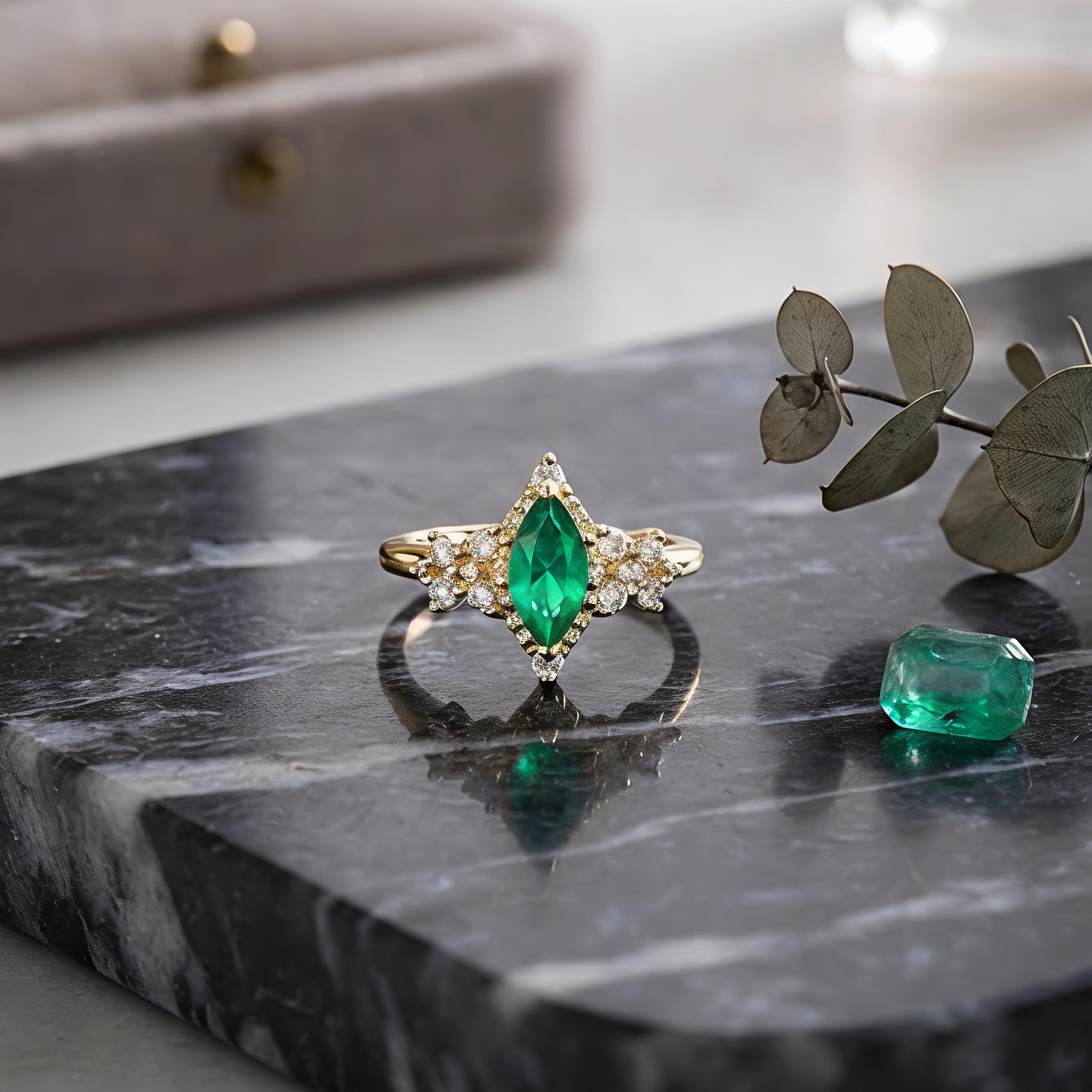 Emerald Royale Ring