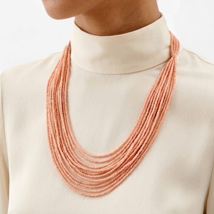 Premium Glass Beads &amp; Gold-Tone Hardware