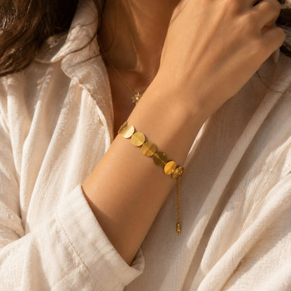 Golden Orbit Bracelet