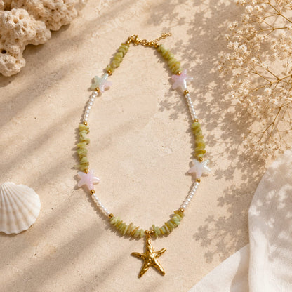 Ocean Blossom Star Necklace