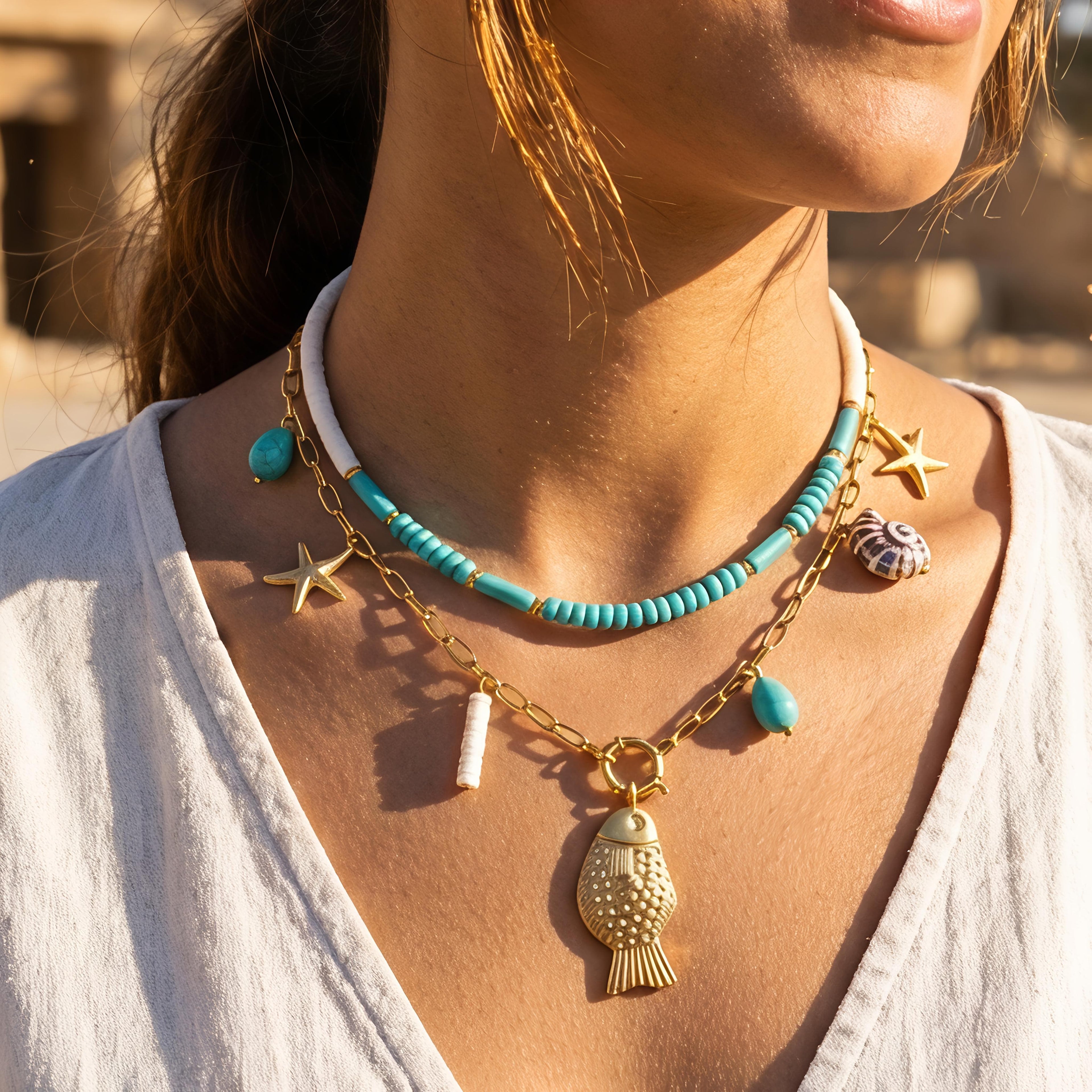 Aegean Dream Layered Necklace