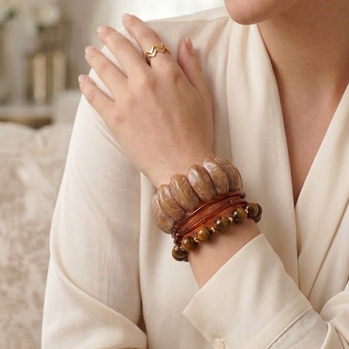 Bronze Harmony Bangle Set