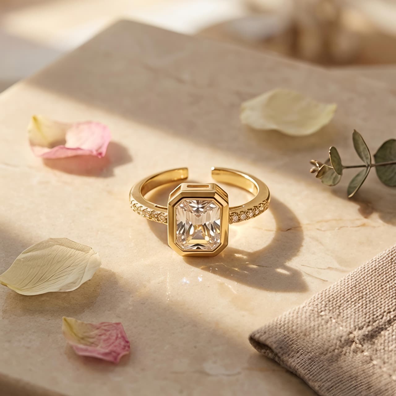 The Emerald-Cut Radiant Ring