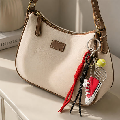 Red Tennis Charm Set