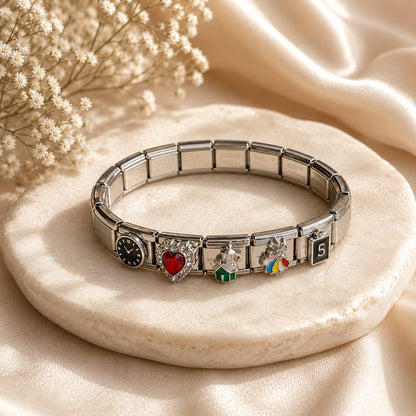 Italian Charm Bracelet – Timeless Silver Edition