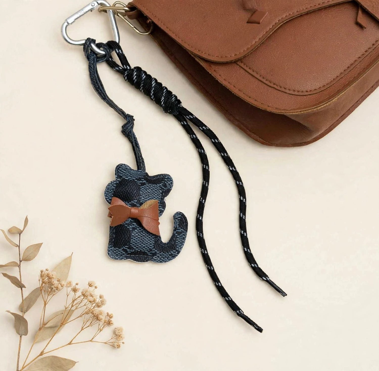 Black Cat Bag Charm