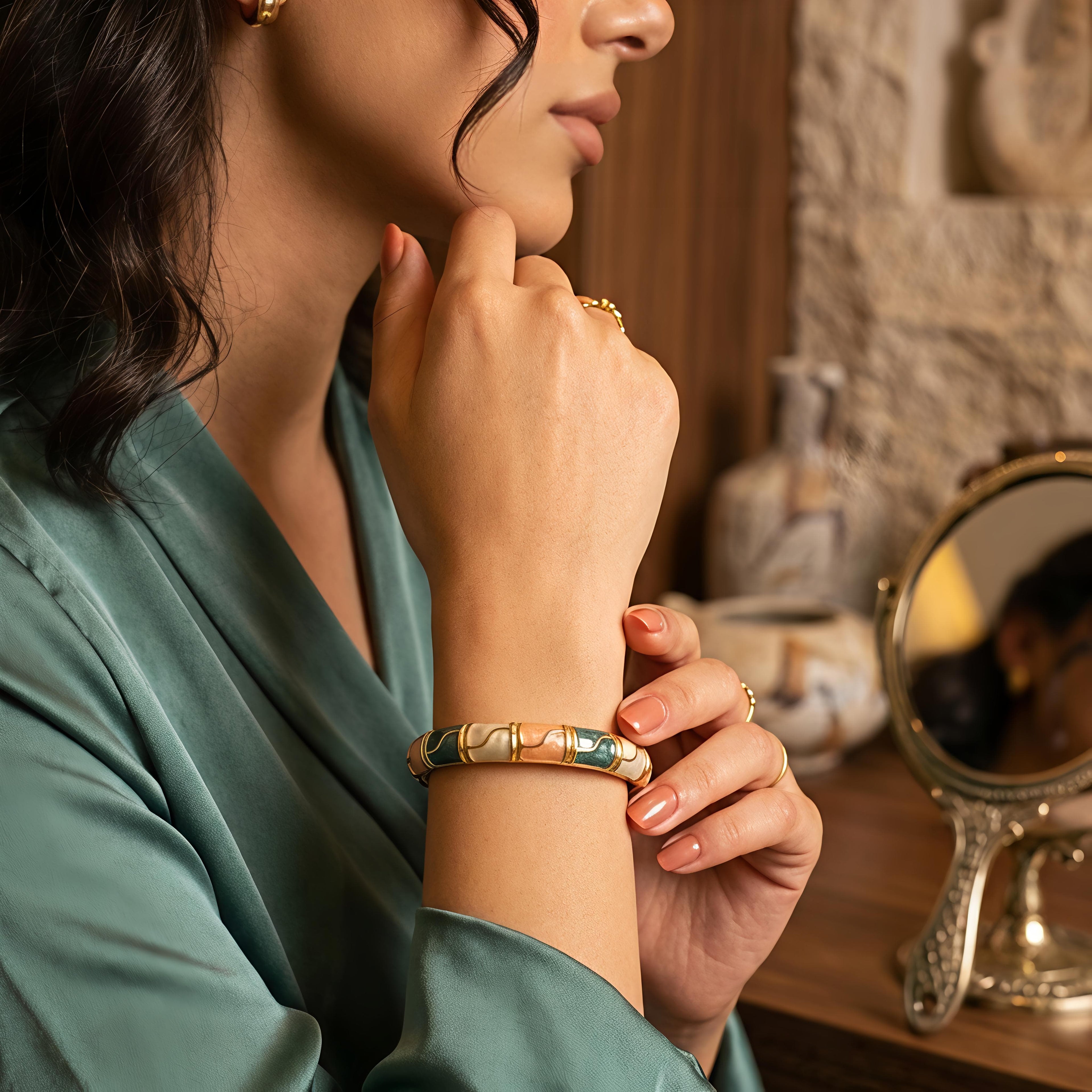 Aurora Mosaic Bangle