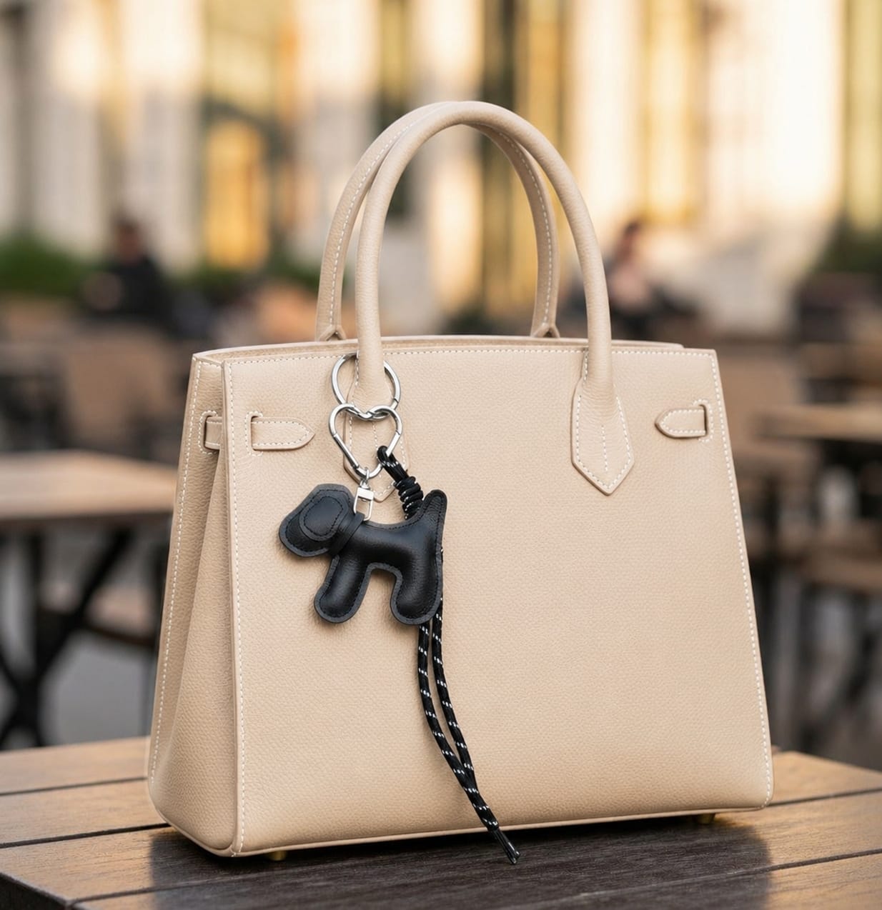 Midnight Pup Bag Charm