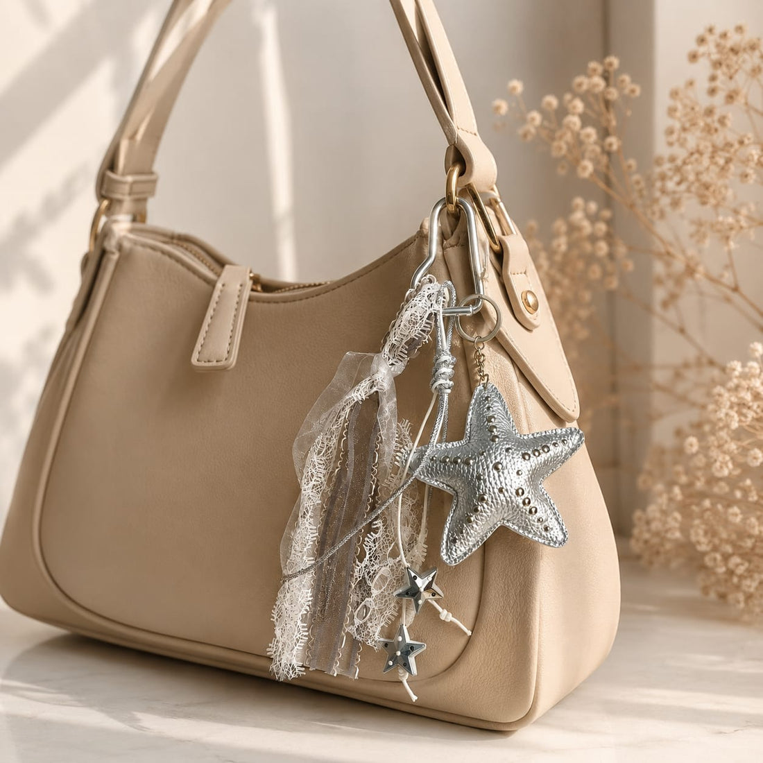 Ocean Glow Starfish Bag Charm