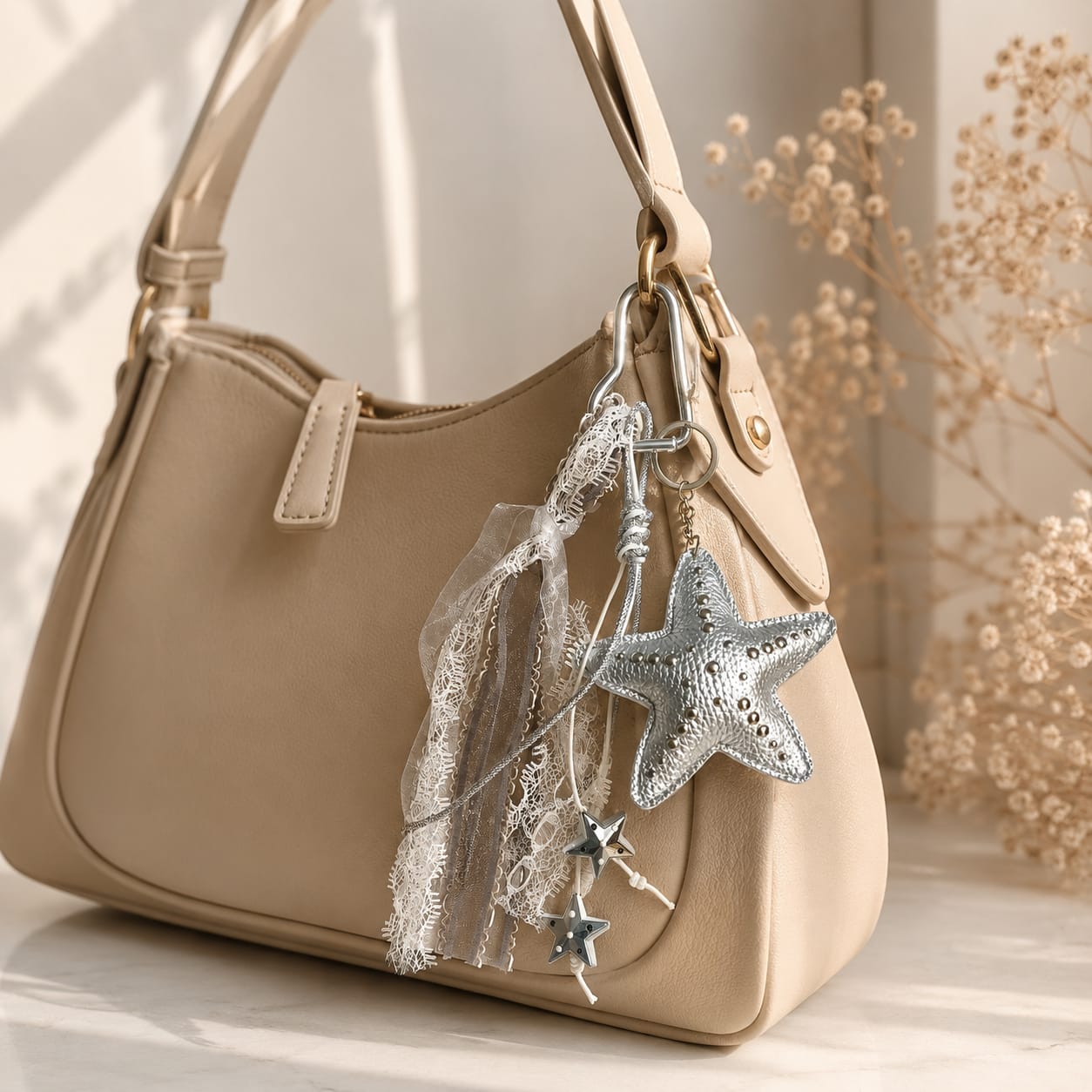 Ocean Glow Starfish Bag Charm