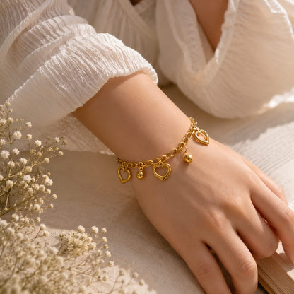 Sweet Hearts Charm Bracelet