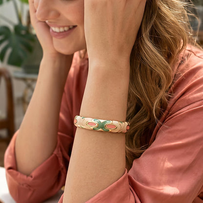 Aurora Olive Sand Bangle