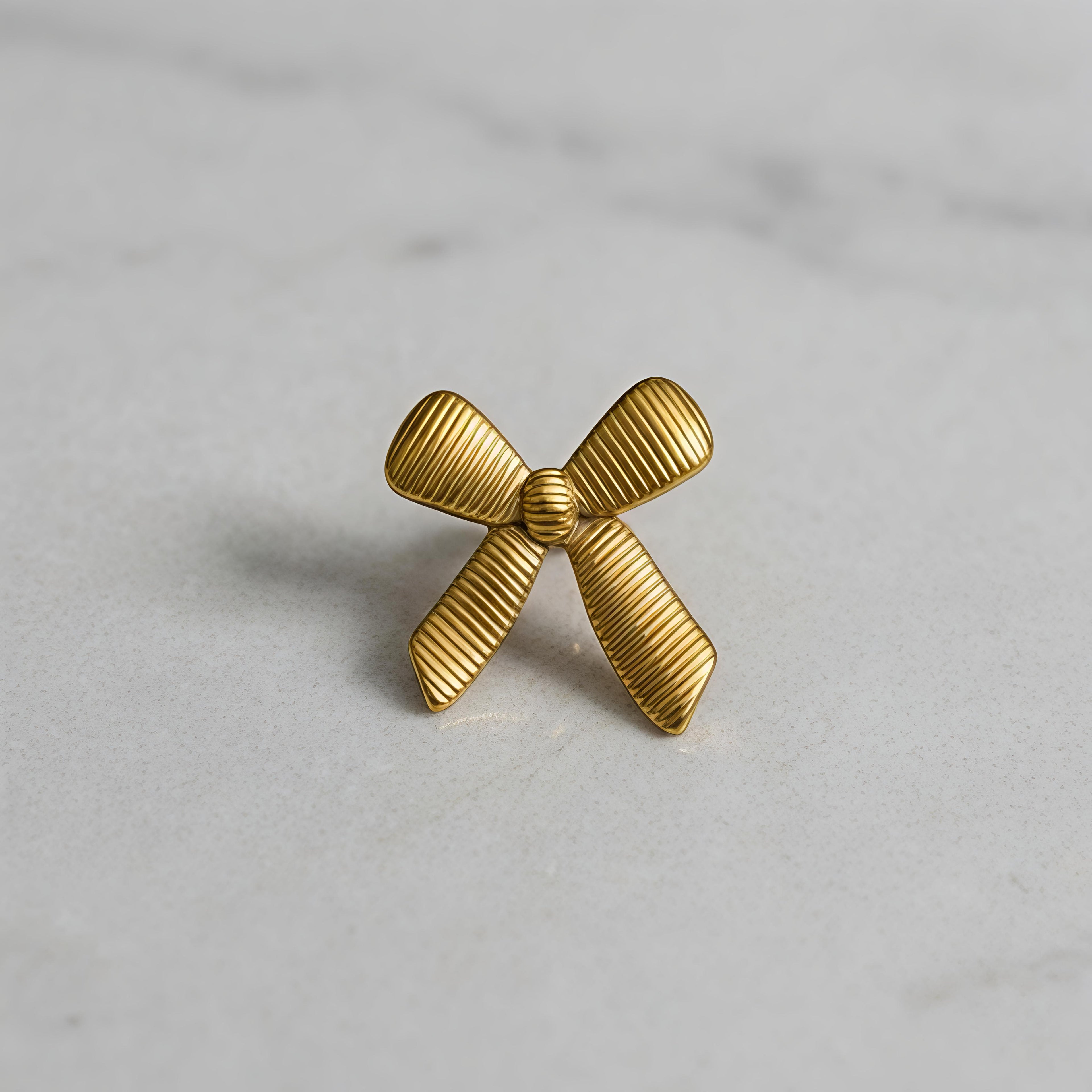 Golden Bow Ring