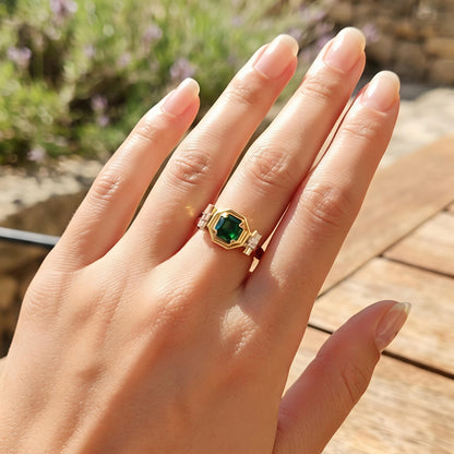 Emerald Grace Ring