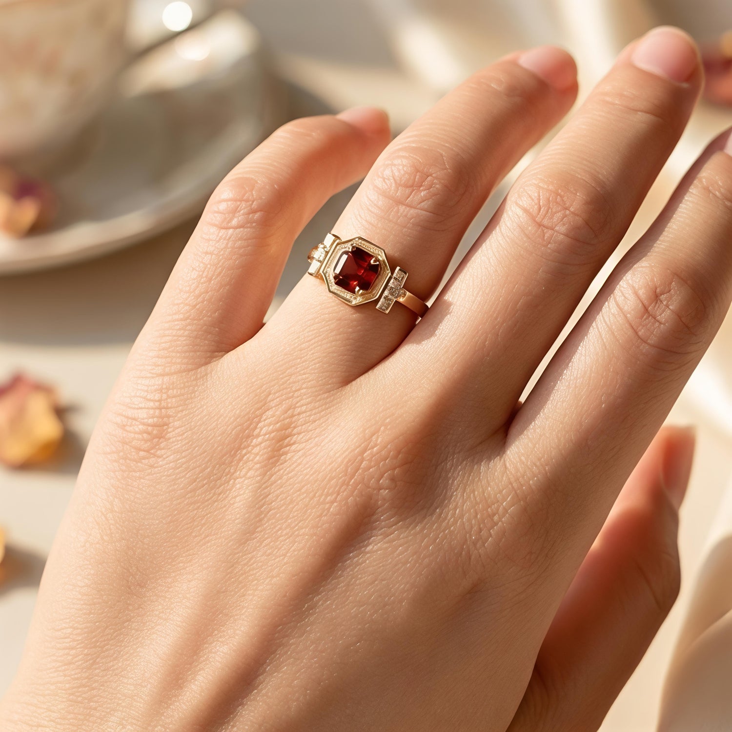 Ruby Glow Ring