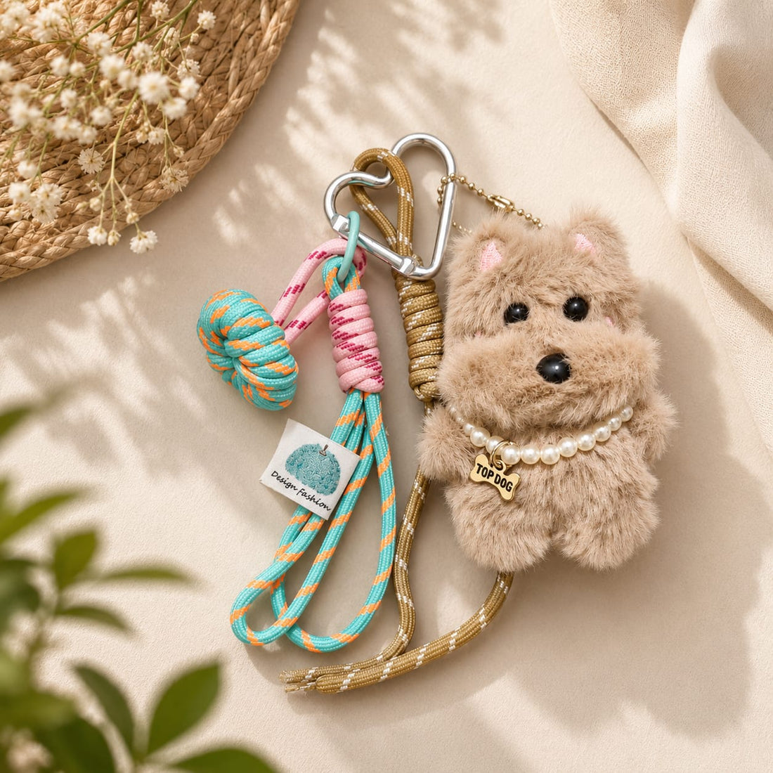 Top Dog Plush Bag Charm