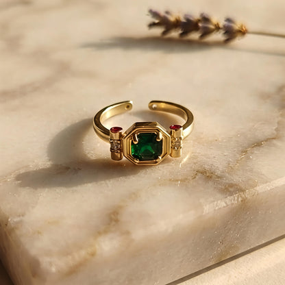 Emerald Grace Ring