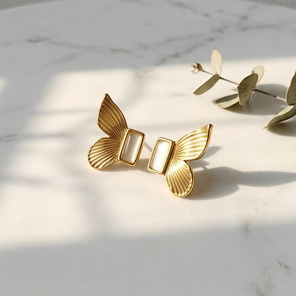 Golden Flutter Earrings