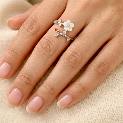 White Rose Ring