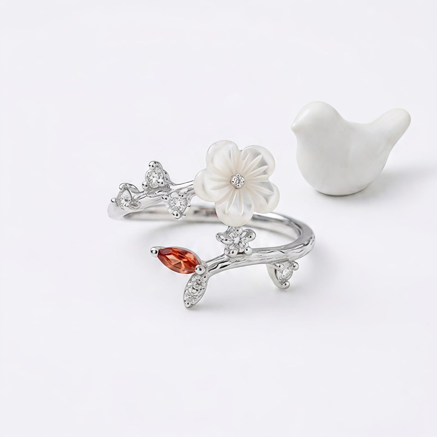 White Rose Ring