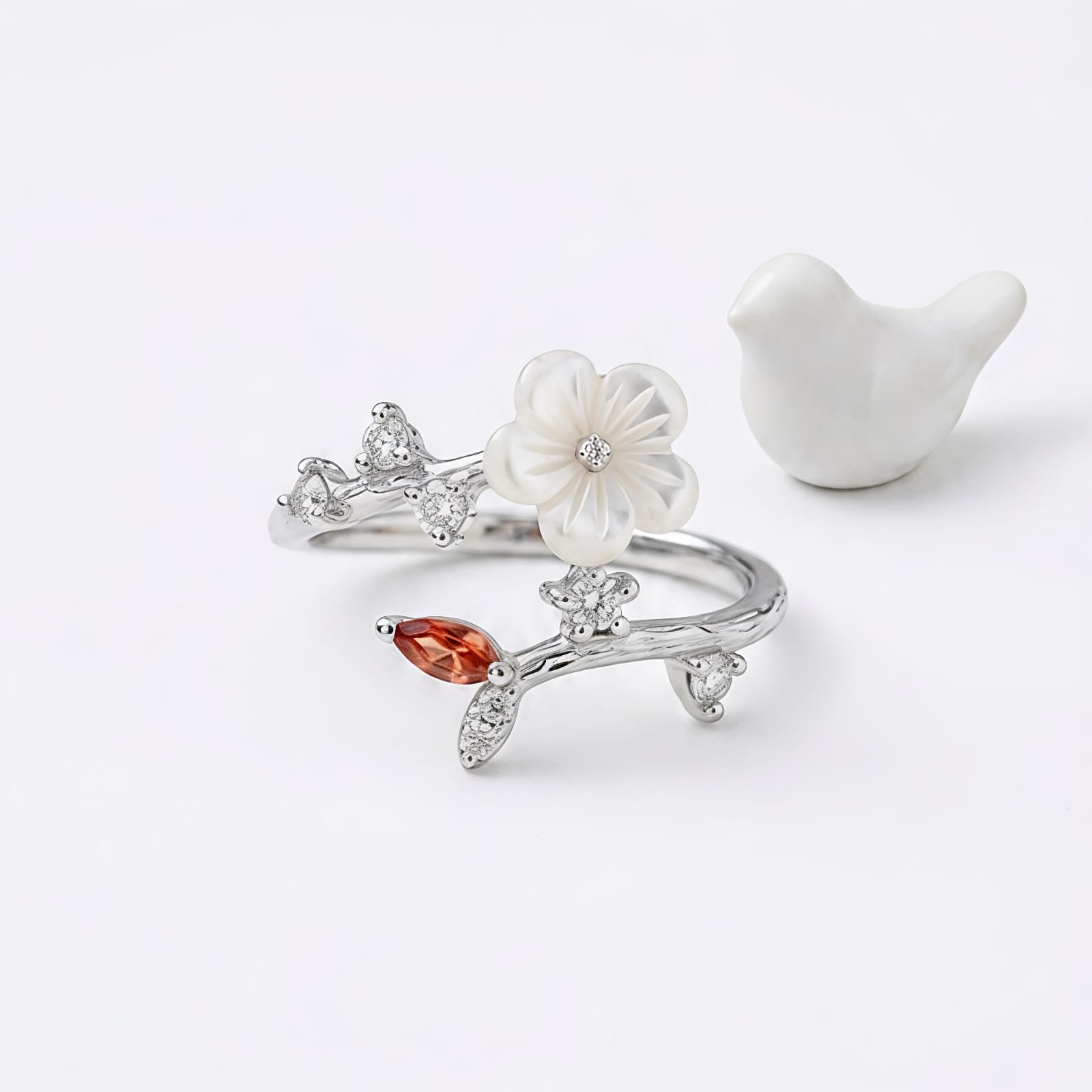 White Rose Ring